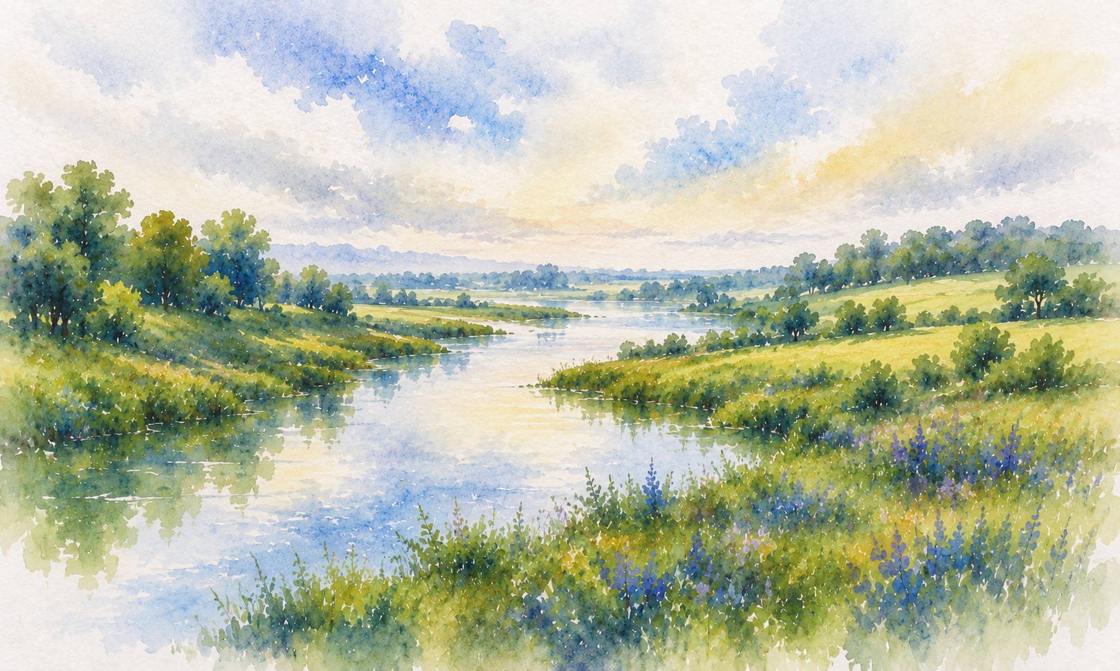 Edgecombe County, NC watercolor