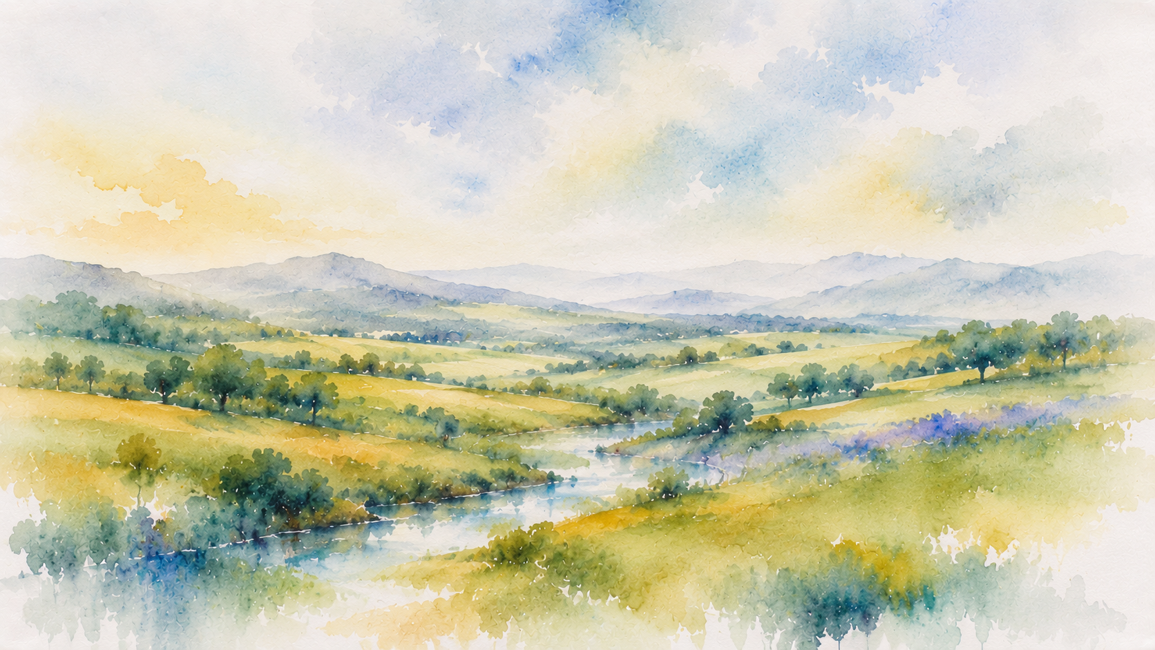 Fauquier County, VA watercolor