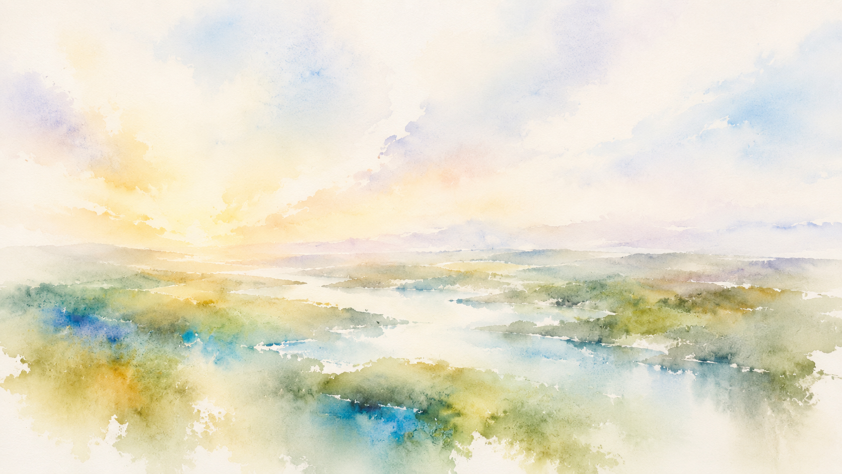 Hood County, TX watercolor