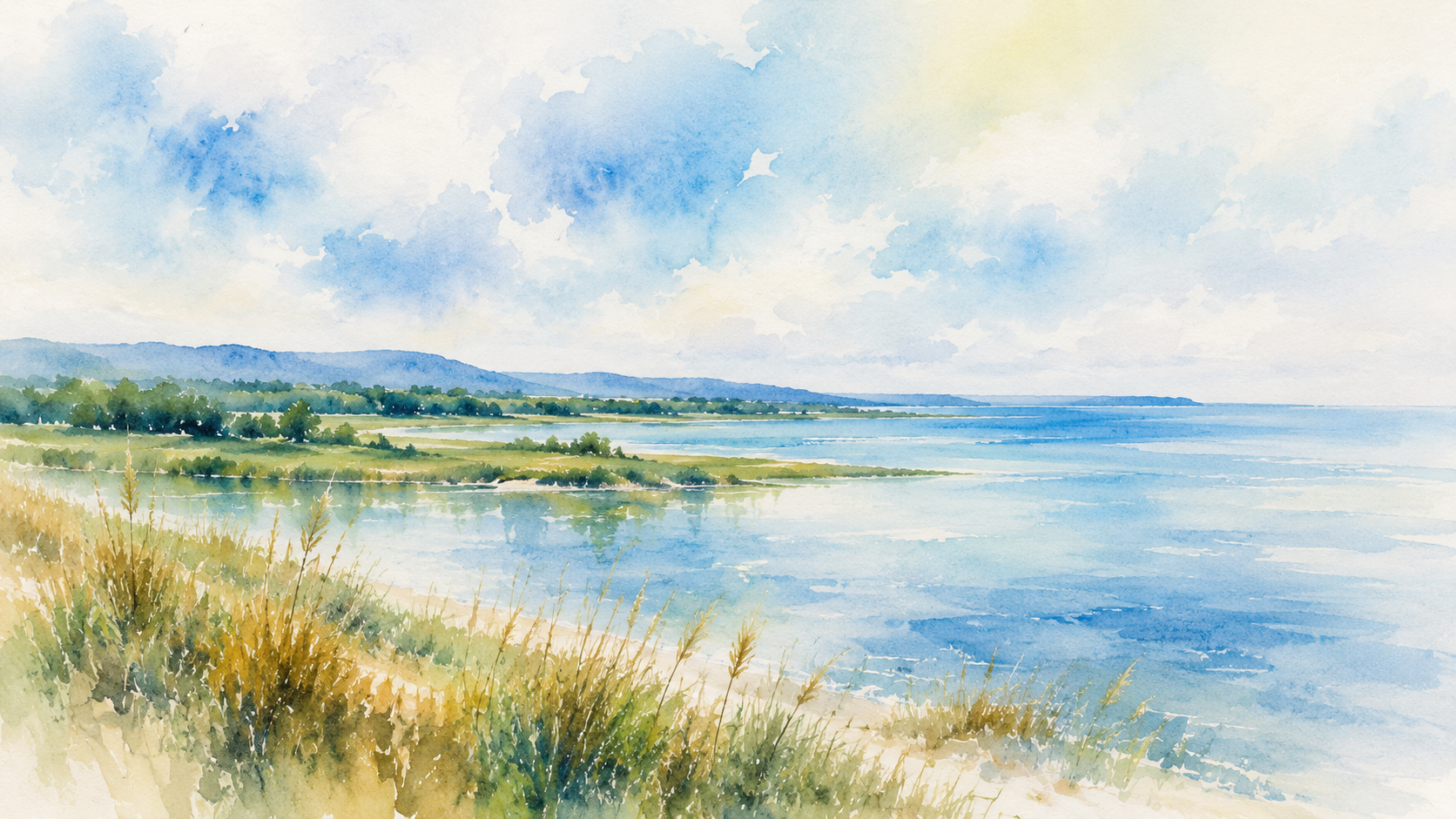 LaPorte County, IN watercolor